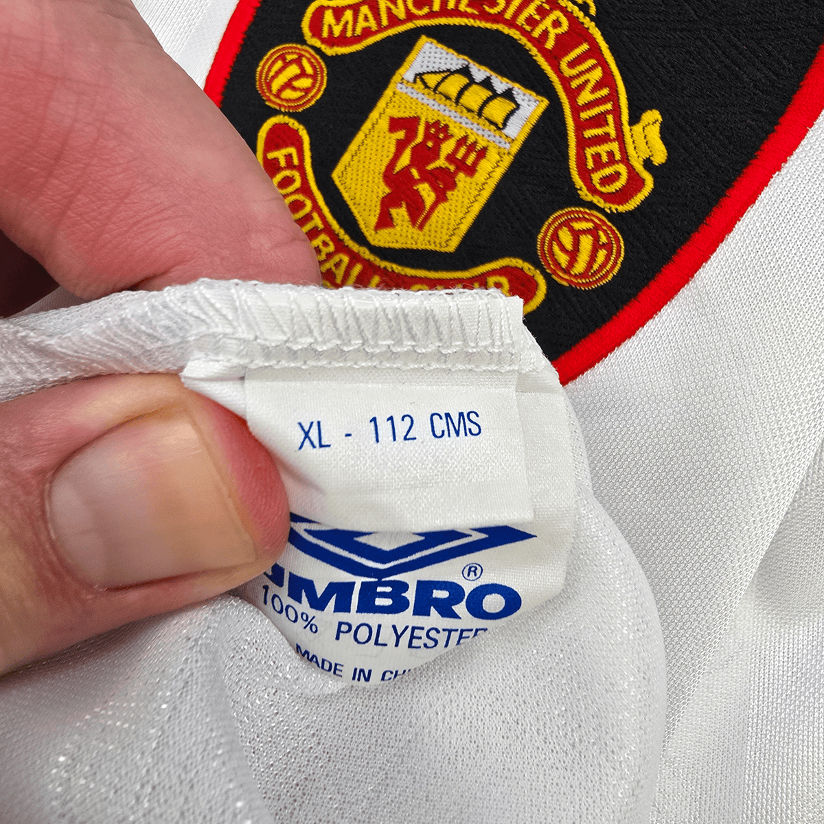 1997/98 Manchester United Away Football Shirt (XL) Umbro - Football Finery - FF302099