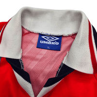 1997/98 Norway Home Football Shirt (XL) Umbro - Football Finery - FF300700