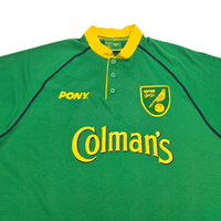 1997/98 Norwich City Away Football Shirt (2XL) PONY - Football Finery - FF302555