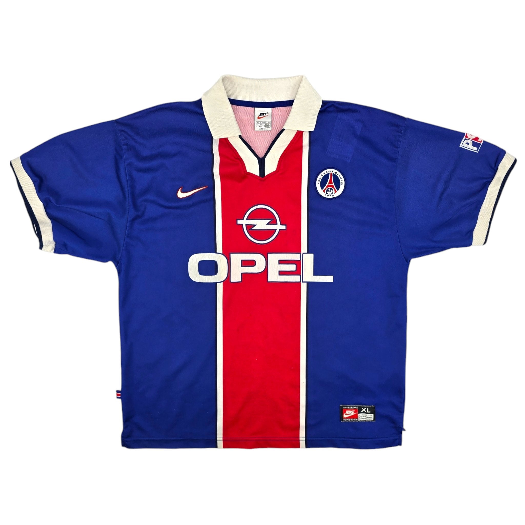 1997/98 PSG Home Football Shirt (XL) Nike – Football Finery 1997/98 PSG Home Football Shirt (XL) Nike – Football Finery