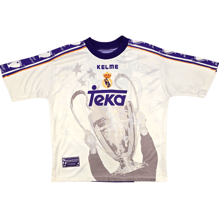 1997/98 Real Madrid Home Football Shirt (M) Kelme (Final Copa de Europa) - Football Finery - FF301507