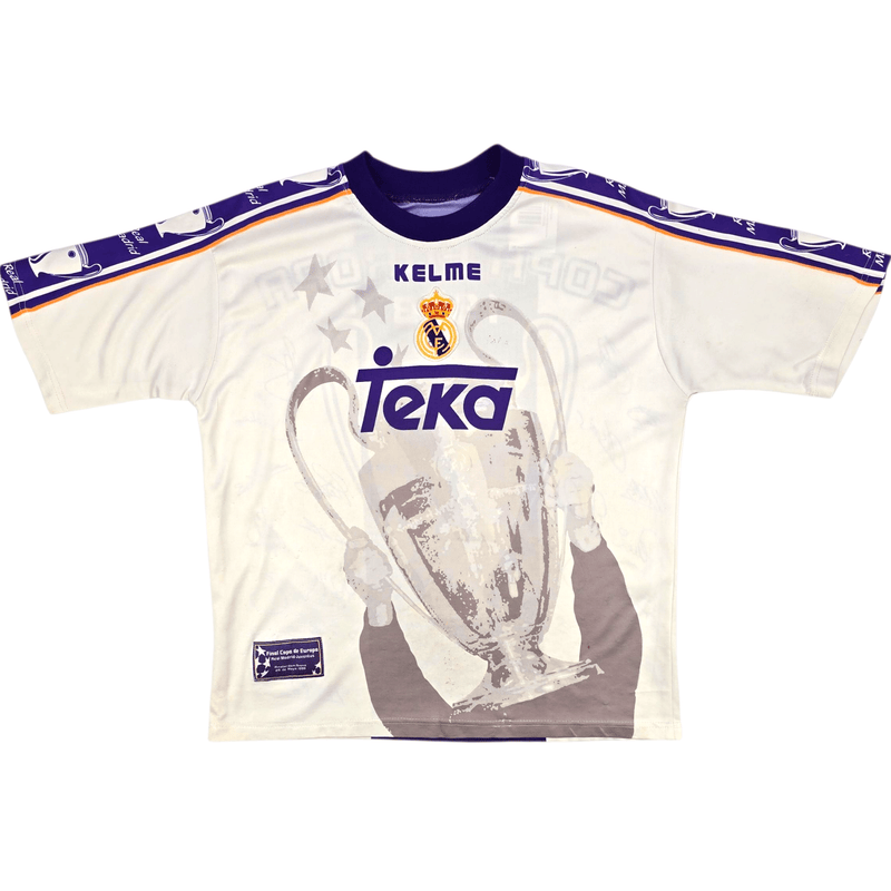 1997/98 Real Madrid Home Football Shirt (M) Kelme (Final Copa de Europa) - Football Finery - FF301507