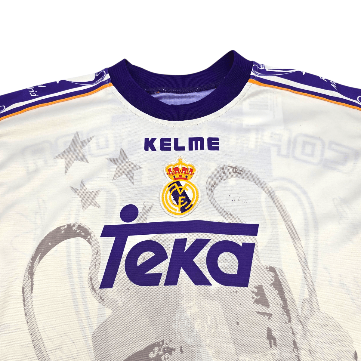 1997/98 Real Madrid Home Football Shirt (M) Kelme (Final Copa de Europa) - Football Finery - FF301507