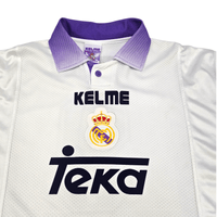 1997/98 Real Madrid Home Football Shirt (XL) Kelme 9 Suker - Football Finery - FF301932