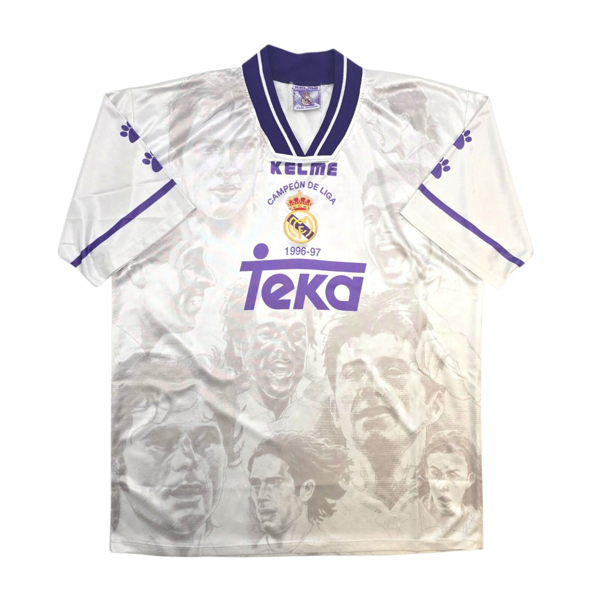 1997/98 Real Madrid Special Edition Football Shirt (M) Kelme (Campeon de Liga) - Football Finery - FF307141