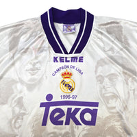 1997/98 Real Madrid Special Edition Football Shirt (M) Kelme (Campeon de Liga) - Football Finery - FF307141