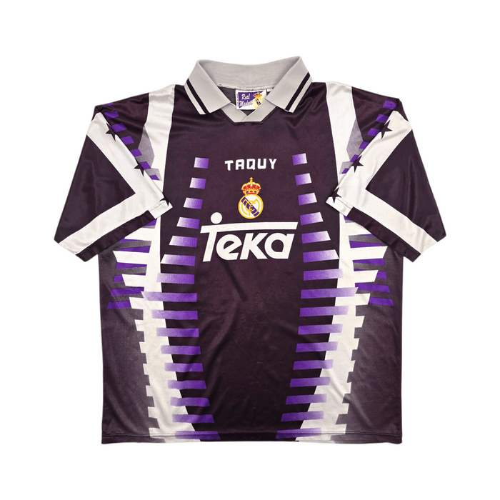1997/98 Real Madrid Third Football Shirt (XL) Taquy 8 Mijatovic - Football Finery - FF303784