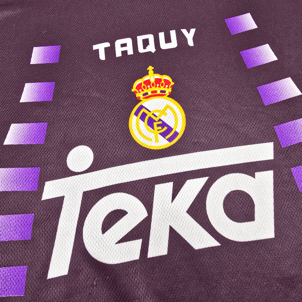 1997/98 Real Madrid Third Football Shirt (XL) Taquy 8 Mijatovic - Football Finery - FF303784