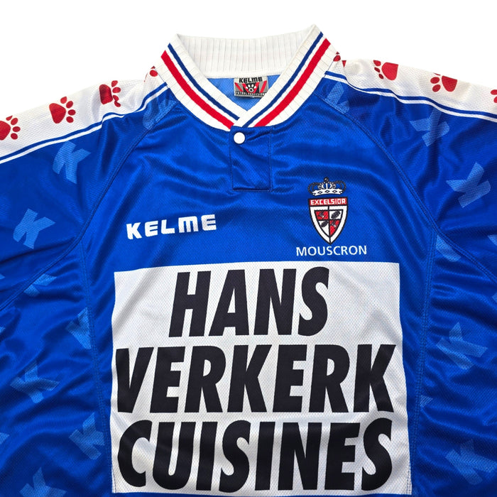 1997/98 Royal Excel Mouscron Away Football Shirt (XL) Kelme - Football Finery - FF306892