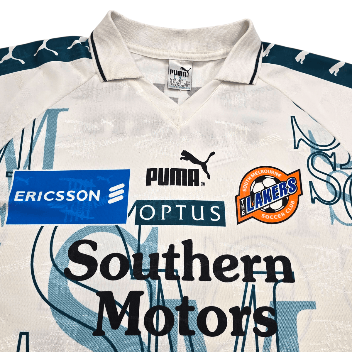 1997/98 South Melbourne Away Football Shirt (XL) Puma - Football Finery - FF303833