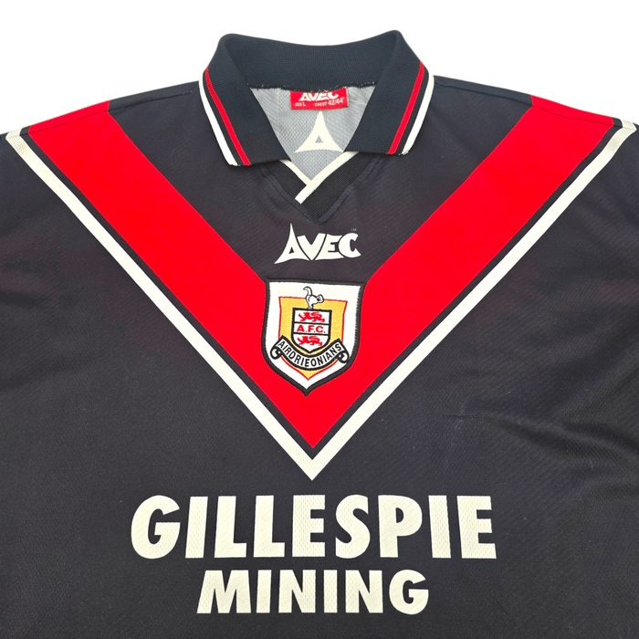 1997/99 Airdrieonians Away Football Shirt (L) Avec - Football Finery - FF301243