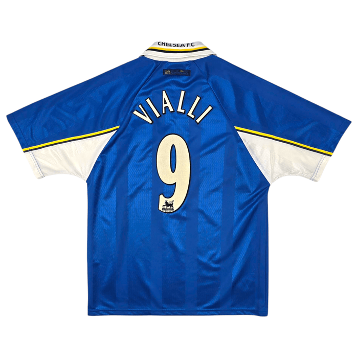1997/99 Chelsea Home Football Shirt (M) Umbro 9 Vialli - Football Finery - FF301240