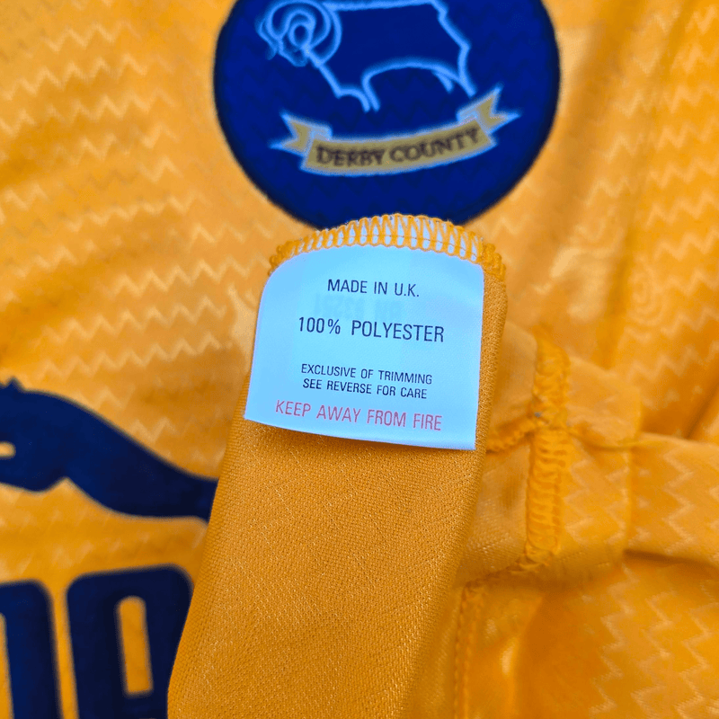 1997/99 Derby County Away Football Shirt (XL) Puma 9 Wanchope - Football Finery - FF301285