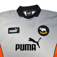 1997/99 Derby County Goal Keeper Football Shirt (M) Puma 21 Poom - Football Finery - FF301287