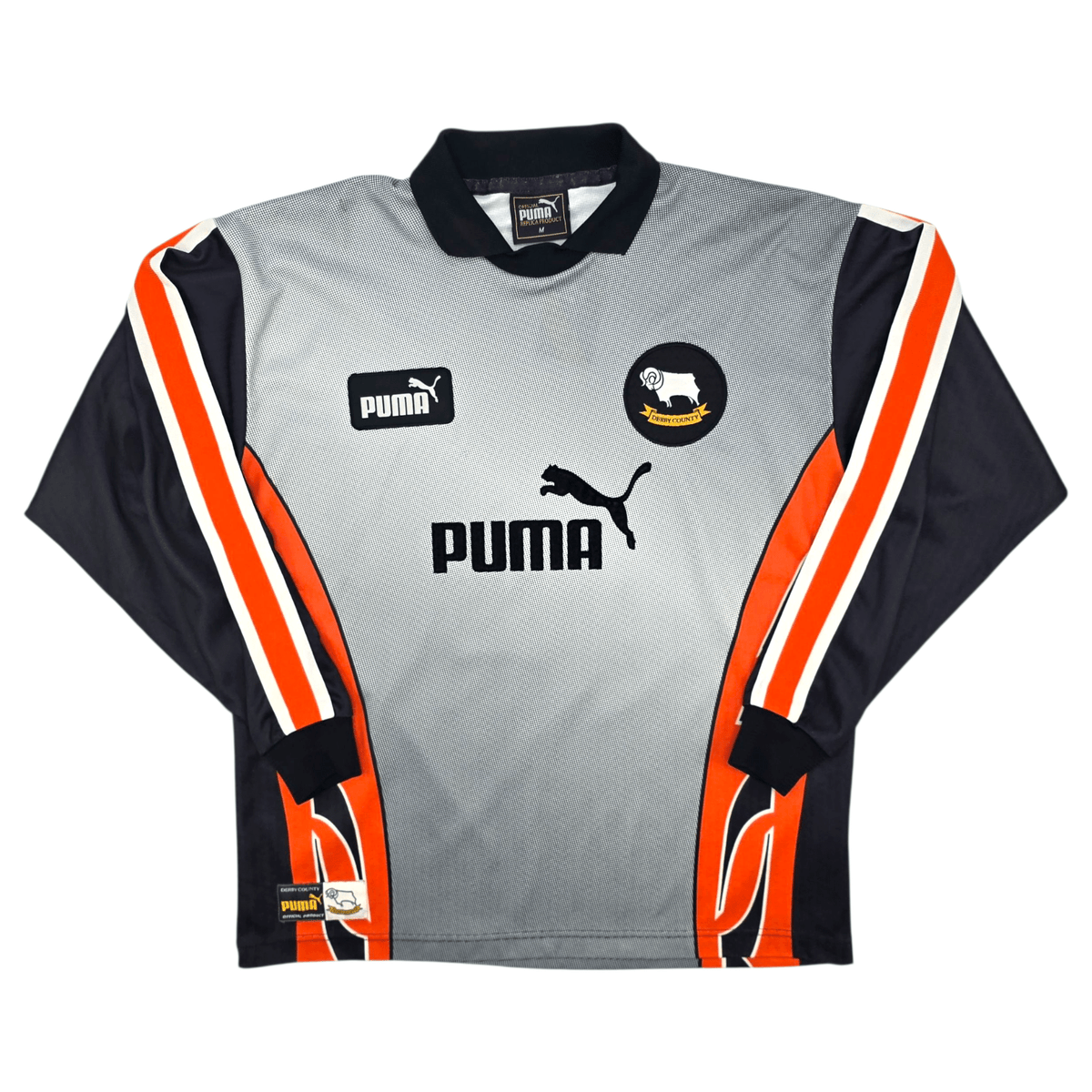 1997/99 Derby County Goal Keeper Football Shirt (M) Puma 21 Poom - Football Finery - FF301287