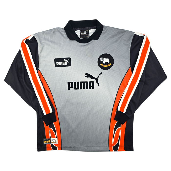 1997/99 Derby County Goal Keeper Football Shirt (M) Puma 21 Poom - Football Finery - FF301287
