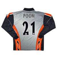 1997/99 Derby County Goal Keeper Football Shirt (M) Puma 21 Poom - Football Finery - FF301287