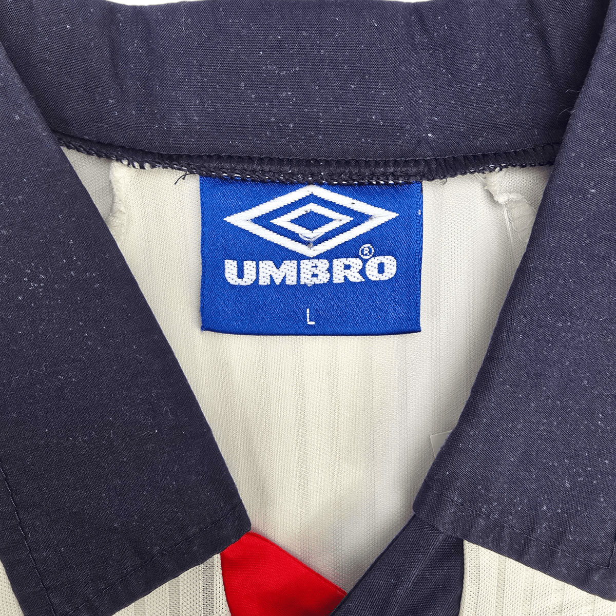 1997/99 England Home Football Shirt (L) Umbro - Football Finery - FF302513