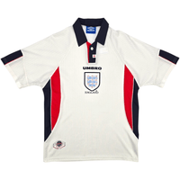 1997/99 England Home Football Shirt (L) Umbro - Football Finery - FF302513