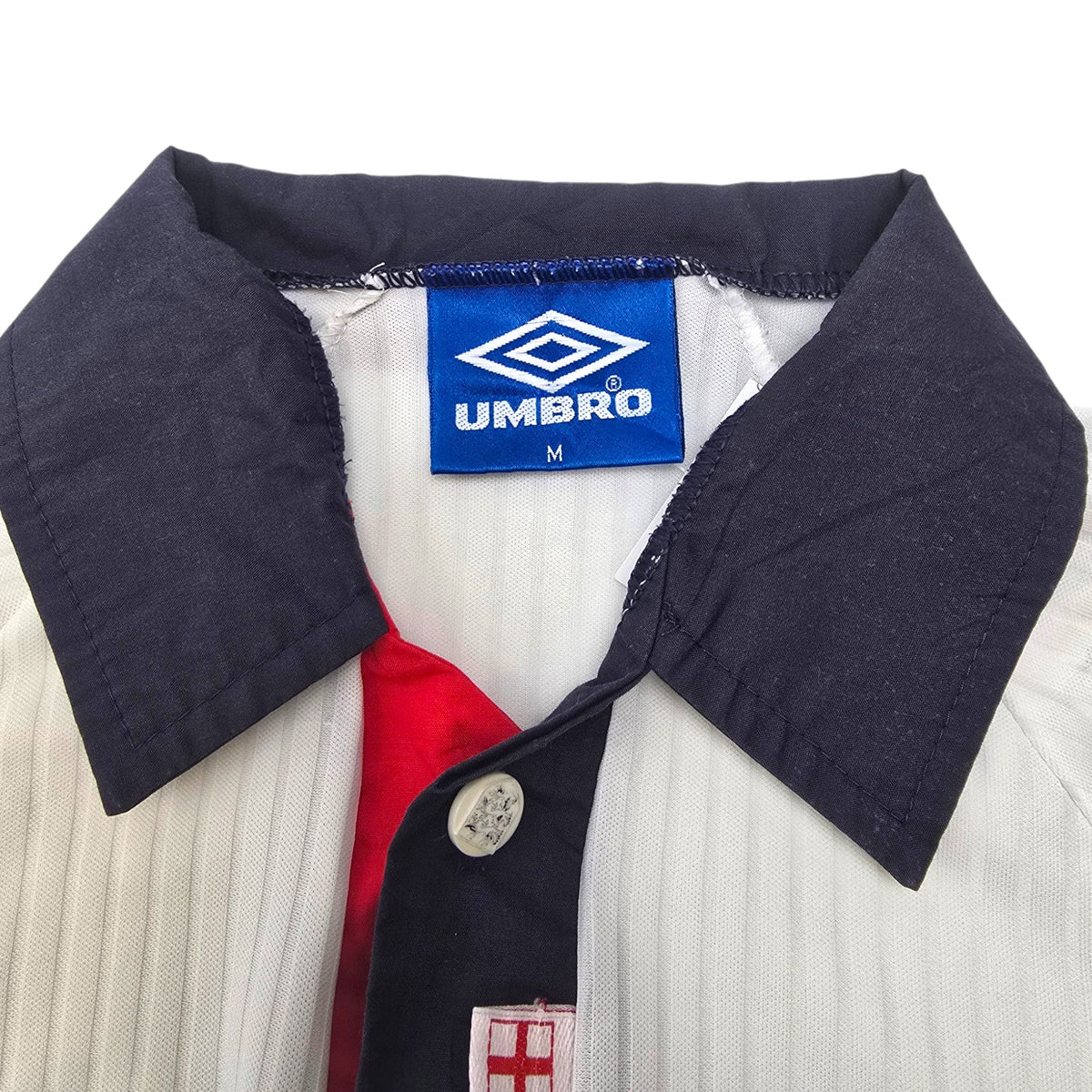 1997/99 England Home Football Shirt (M) Umbro - Football Finery - FF307461