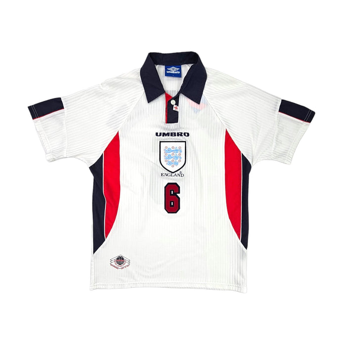 1997/99 England Home Football Shirt (XL) Umbro # 6 Southgate - Football Finery - FF202328