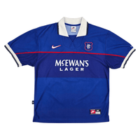 1997/99 Glasgow Rangers Home Football Shirt (M) Nike - Football Finery - FF301474
