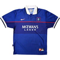 1997/99 Glasgow Rangers Home Football Shirt (S) Nike - Football Finery - FF305573