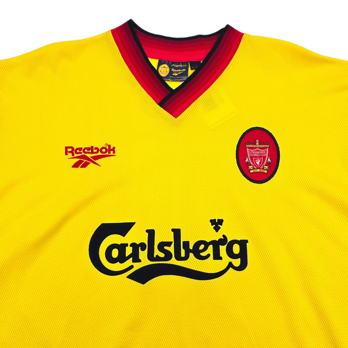 1997/99 Liverpool Away Football Shirt (L) Reebok - Football Finery - FF305465