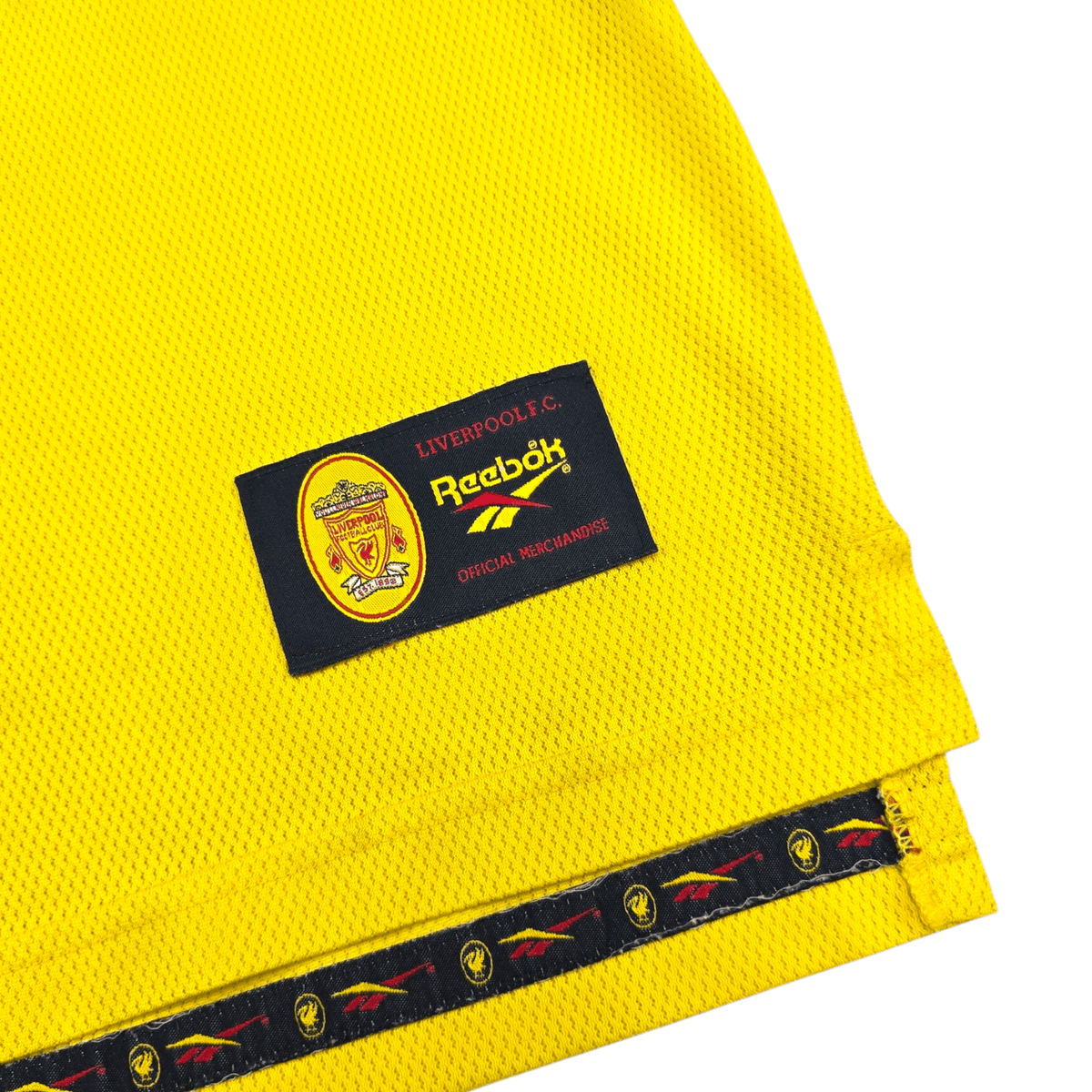 1997/99 Liverpool Away Football Shirt (M) Reebok #15 Berger - Football Finery - FF301389