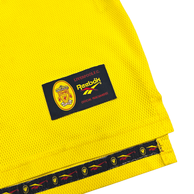 1997/99 Liverpool Away Football Shirt (M) Reebok #15 Berger - Football Finery - FF301389