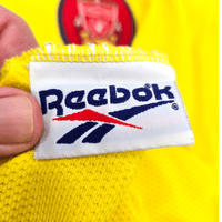 1997/99 Liverpool Away Football Shirt (M) Reebok #15 Berger - Football Finery - FF301389