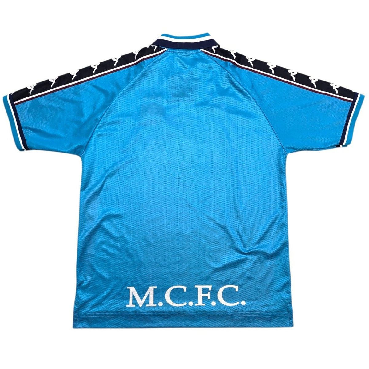 1997/99 Manchester City Home Football Shirt (L) Kappa - Football Finery - FF306370