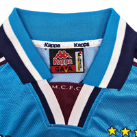 1997/99 Manchester City Home Football Shirt (L) Kappa - Football Finery - FF306370