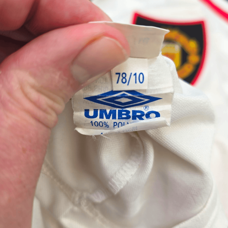1997/99 Manchester United Away Football Shirt (L) Umbro - Football Finery - FF301571