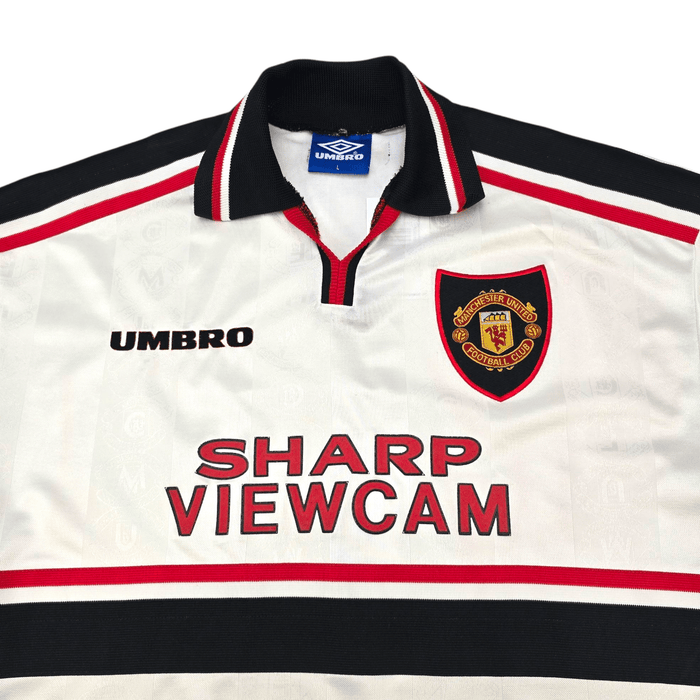 1997/99 Manchester United Away Football Shirt (L) Umbro - Football Finery - FF301571
