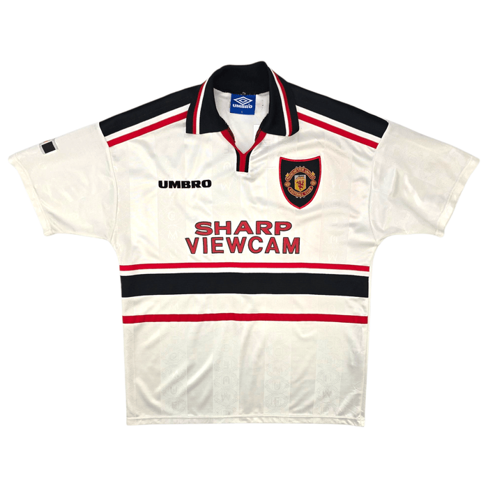 1997/99 Manchester United Away Football Shirt (L) Umbro - Football Finery - FF301571