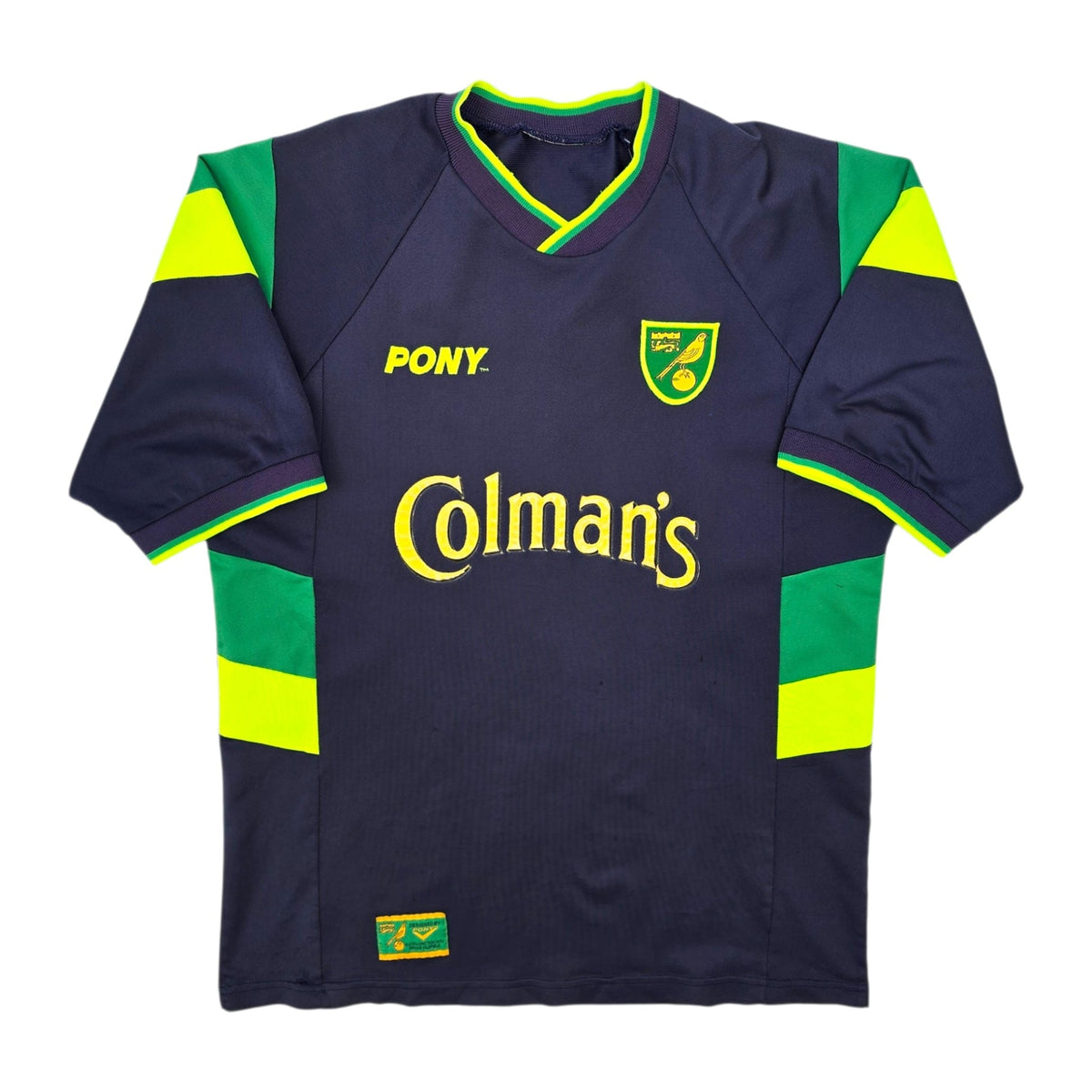 1997/99 Norwich City Third Football Shirt (L) PONY - Football Finery - FF305028