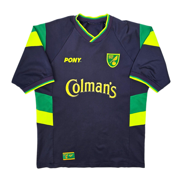 1997/99 Norwich City Third Football Shirt (L) PONY - Football Finery - FF305028
