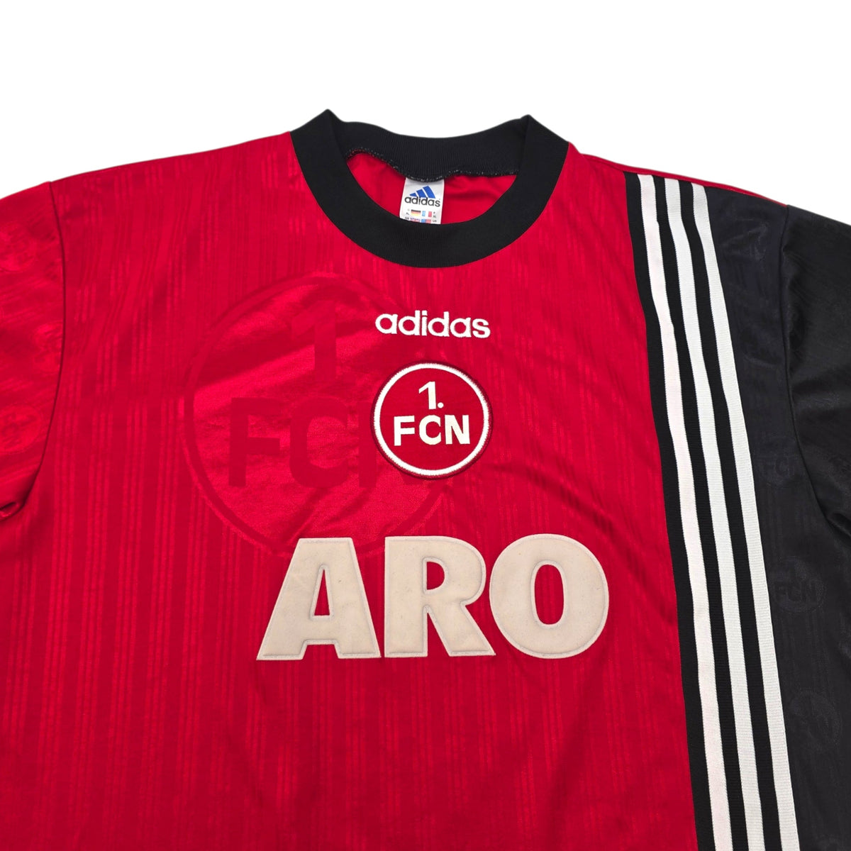 1997/99 Nurnberg Home Football Shirt (XL) Adidas (Signed) - Football Finery - FF306473