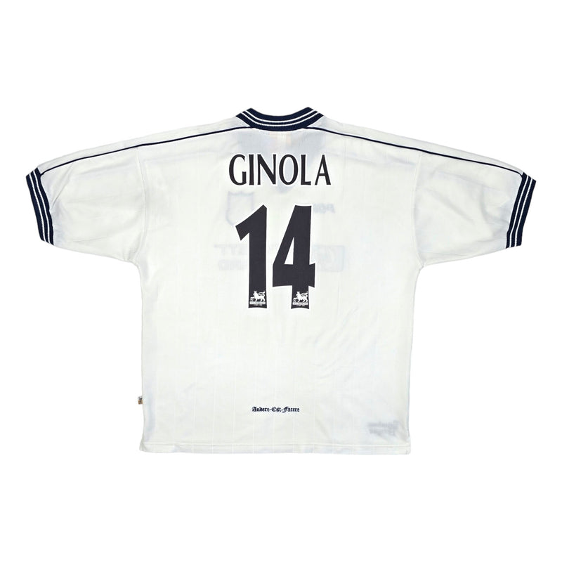 1997/99 Tottenham Hotspur Home Football Shirt (2XL) PONY #14 Ginola - Football Finery - FF203911