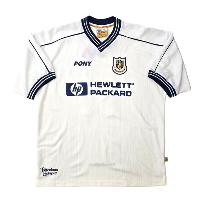 1997/99 Tottenham Hotspur Home Football Shirt (L) PONY #14 Ginola - Football Finery - FF307686