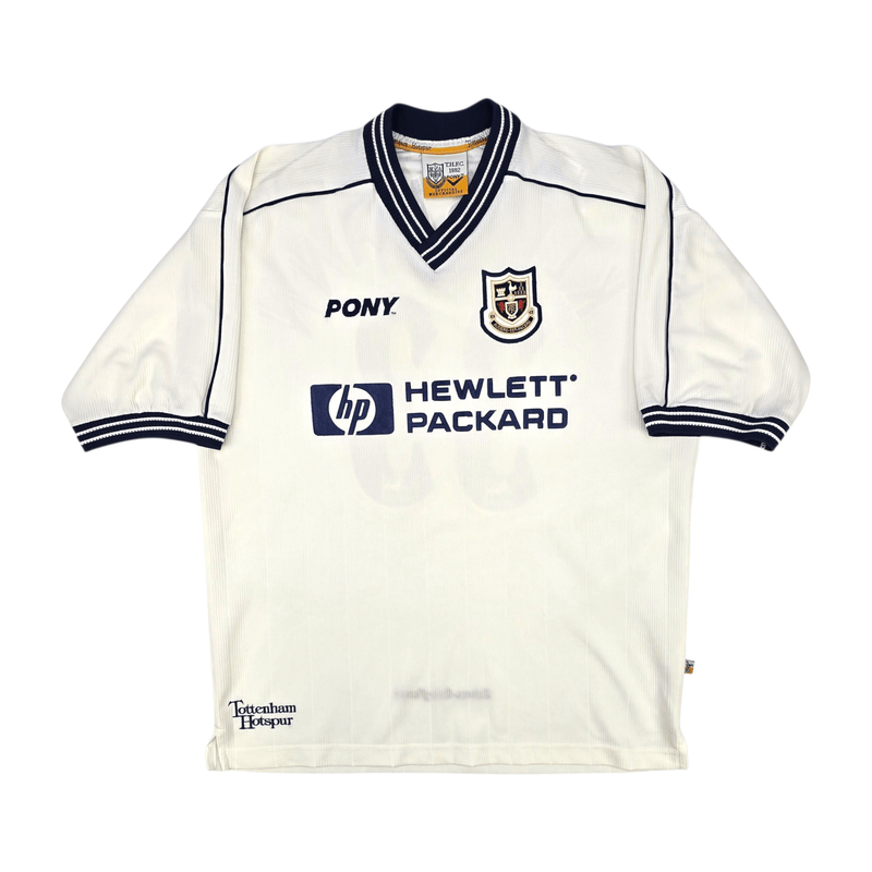 1997/99 Tottenham Hotspur Home Football Shirt (L) PONY 33 Klinsmann - Football Finery - FF302937