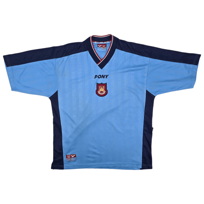 1997/99 West Ham United Away Football Shirt (XL) PONY - Football Finery - FF301487