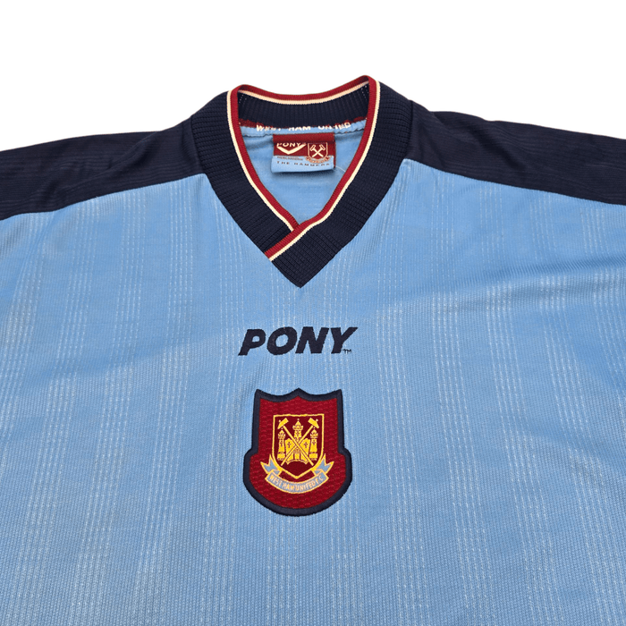 1997/99 West Ham United Away Football Shirt (XL) PONY - Football Finery - FF301487