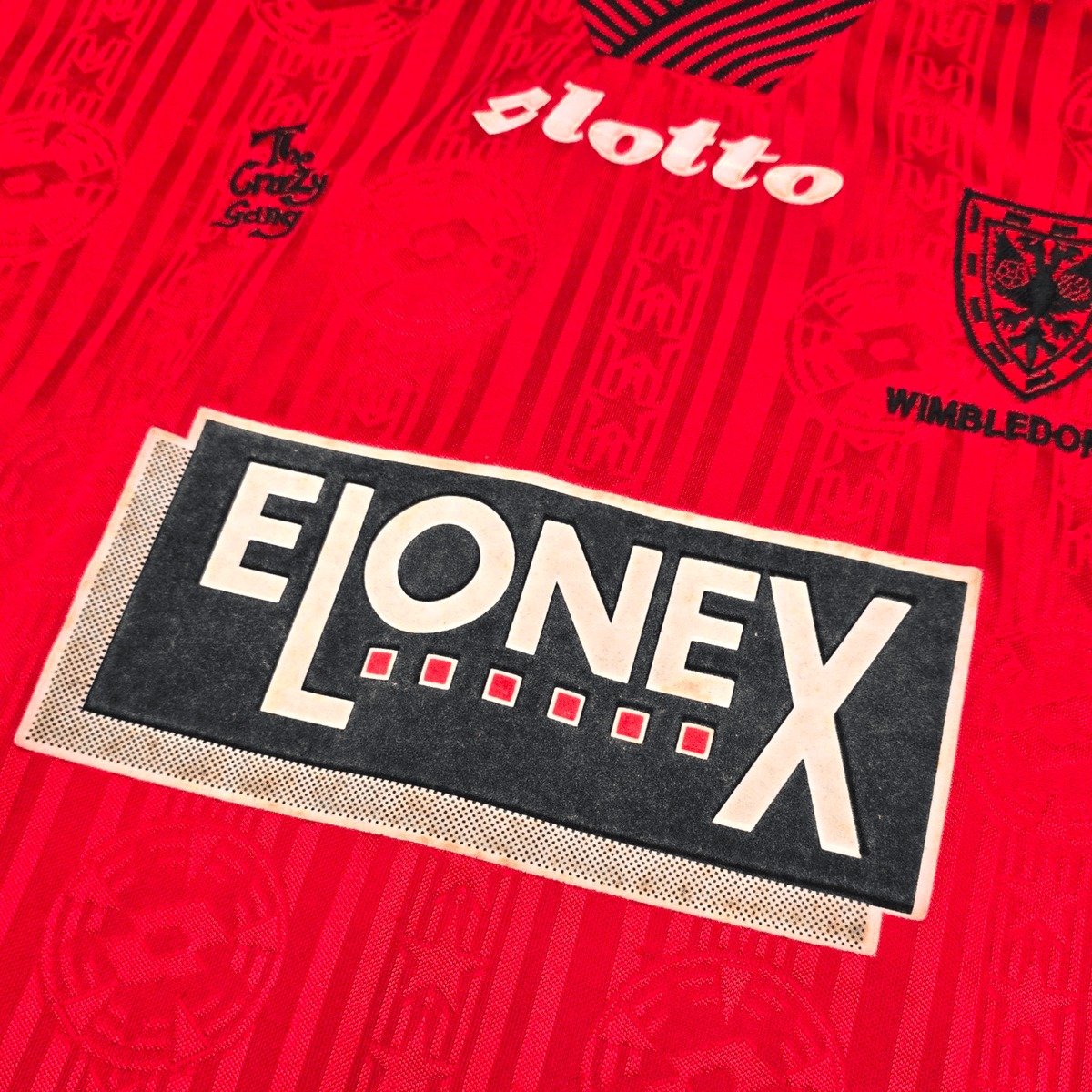 1997/99 Wimbledon Away Football Shirt (L) Lotto (Crazy Gang) - Football Finery - FF301684