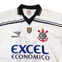 1998 Corinthians Home Football Shirt (XL) Penalty 10 (Marcelinho Carioca) - Football Finery - FF305140