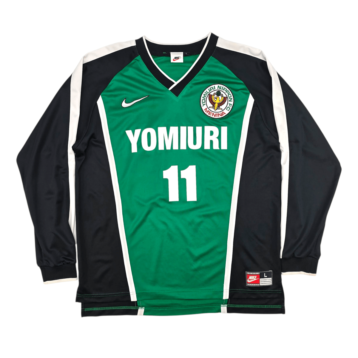 1998 Tokyo Verdy Home Football Shirt (L) Nike 11 - Football Finery - FF300898