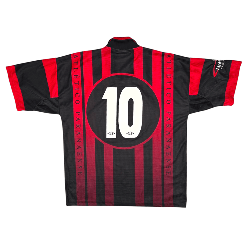 1998/00 Atletico Paranaense Home Football Shirt (L) Umbro #10 - Football Finery - FF300912