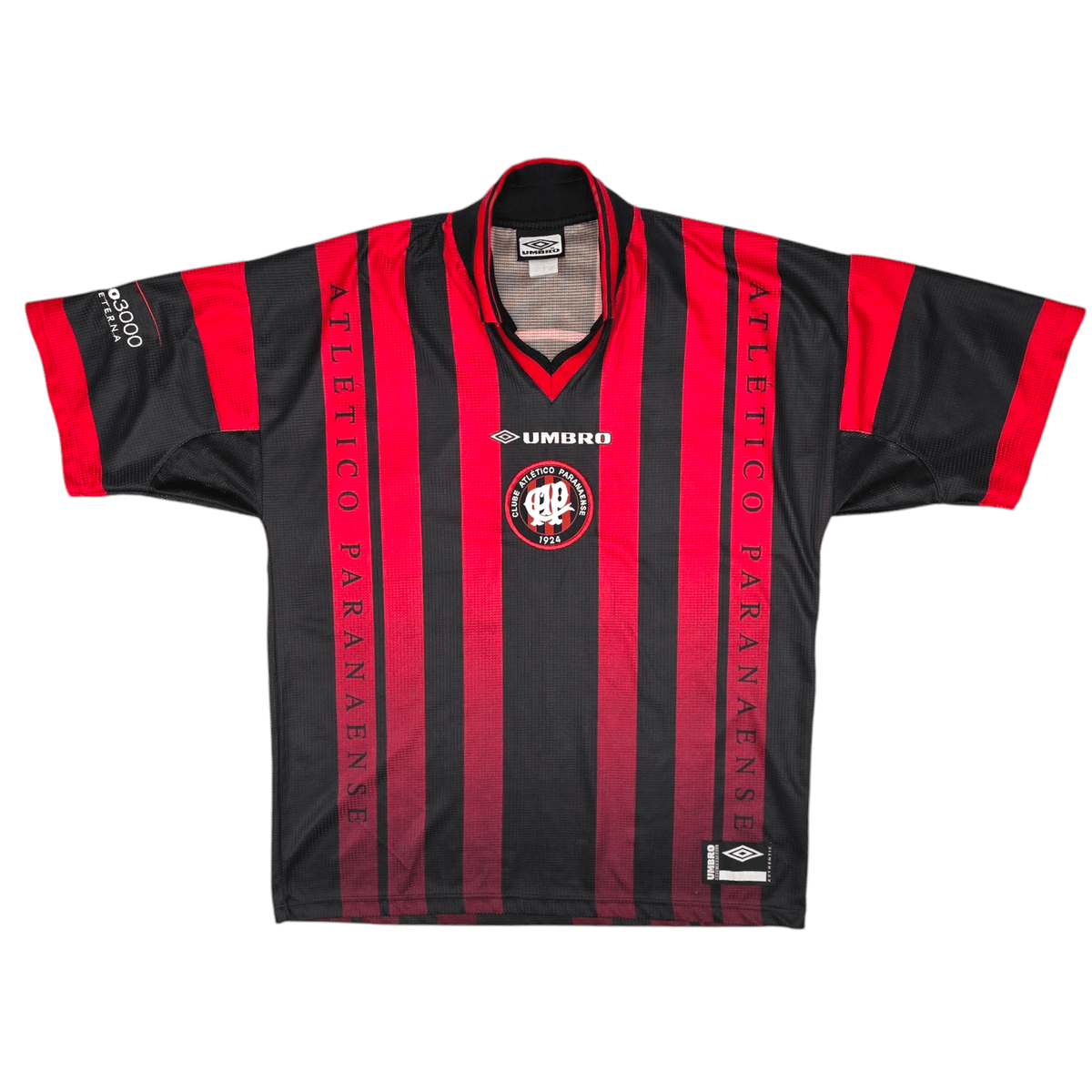 1998/00 Atletico Paranaense Home Football Shirt (L) Umbro #10 - Football Finery - FF300912