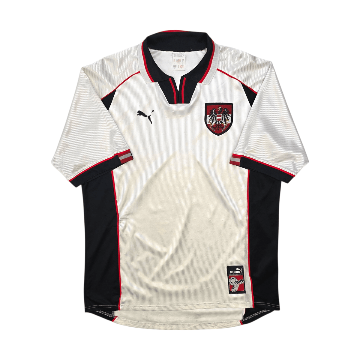 1998/00 Austria Home Football Shirt (L) Puma - Football Finery - FF304322